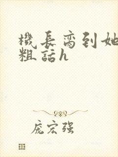 机长脔到她哭h粗话h