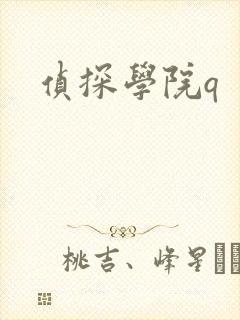 侦探学院q