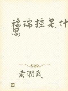 福瑞控是什么意思