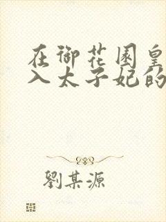在御花园皇上进入太子妃的小说