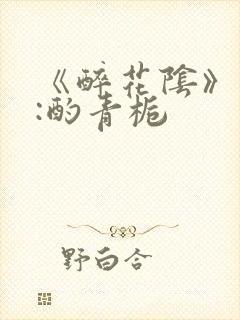 《醉花阴》作者:酌青栀