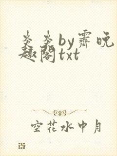 炎炎by霁晚笔趣阁txt