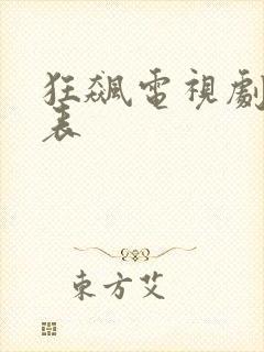 狂飙电视剧演员表