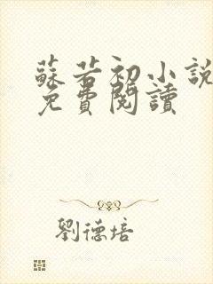 苏若初小说全文免费阅读