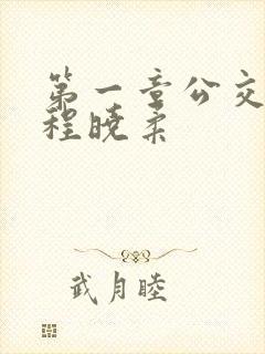 第一章公交激战程晓柔