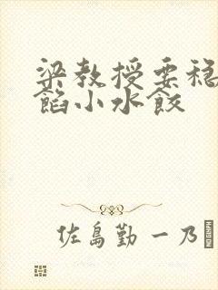 梁教授要稳住肉馅小水饺