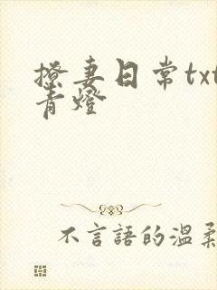 撩妻日常txt青灯