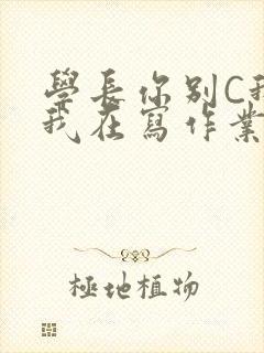 学长你别C我了我在写作业