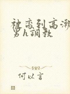 被脔到高潮的直男h调教