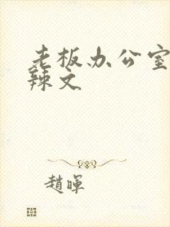 老板办公室系列辣文