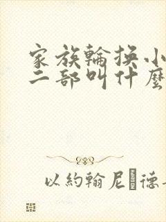 家族轮换小说第二部叫什么名字