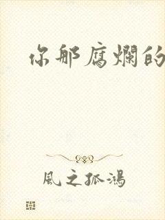 你那腐烂的直肠