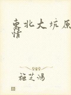 东北大坑原始激情