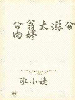 公翁太涨公欲息肉婷