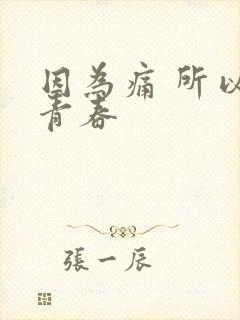 因为痛 所以叫青春