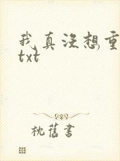 我真没想重生啊txt