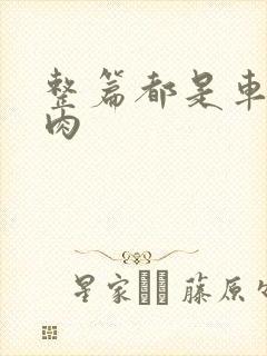 整篇都是车的多肉