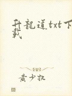 升龙道txt下载