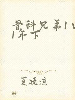 骨科兄弟1 V1年下