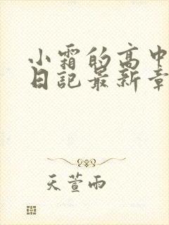 小霜的高中成长日记最新章节