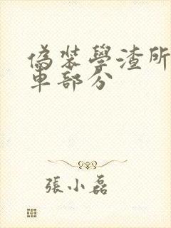 伪装学渣所有开车部分