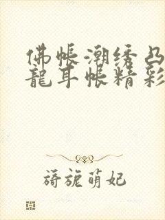 佛帐潮绣凸浮双龙耳帐精彩片段