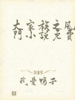 大家族之风流豪门小说免费阅读