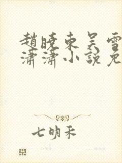 赵晓东吴雪晴王潇潇小说免费阅读