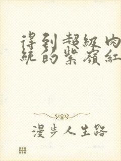 得到超级肉禽系统的紫岭红山