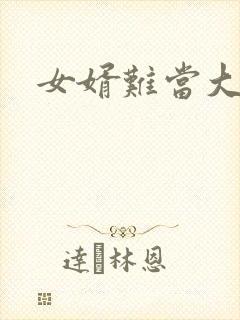 女婿难当大结局