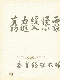 有力缓慢而坚定的进入小说