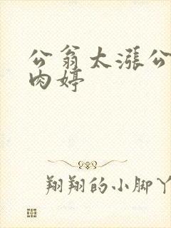 公翁太涨公欲息肉婷
