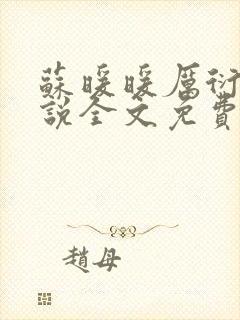 苏暖暖厉衍琛小说全文免费阅读