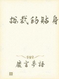 总裁的贴身女佣