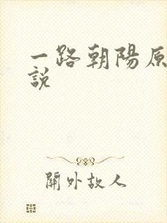 一路朝阳原著小说