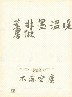 叶非墨温暖在厨房做