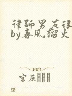 律师男友很难撩by春风榴火