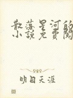 散落星河的记忆小说免费阅读全文