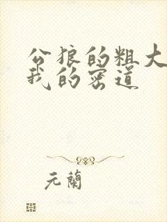 公狼的粗大挺进我的密道