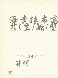 海棠抹布高岭之花(生/触/双)