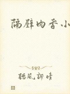 隔壁肉香小说
