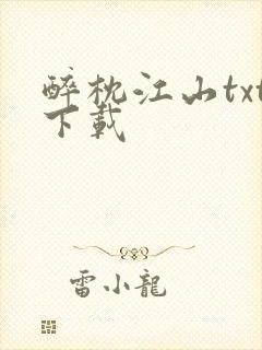 醉枕江山txt下载