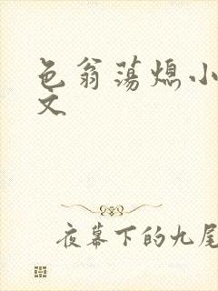 色翁荡熄小说全文