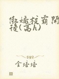 傲娇校霸开荤以后(高h)