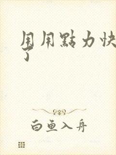 用用点力快要到了