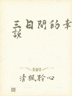 三日间的幸福小说