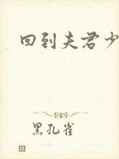 回到夫君少年时