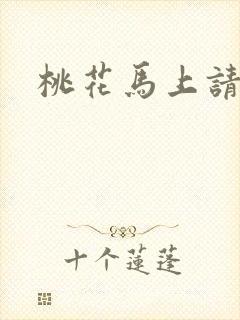 桃花马上请长缨