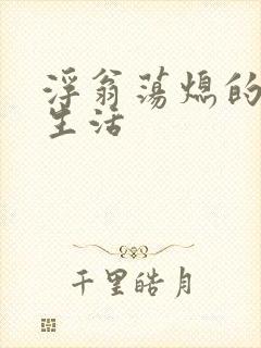 浮翁荡熄的幸福生活