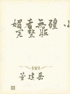 媚者无疆 小说 完整版